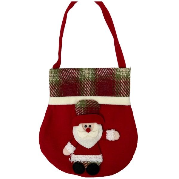 Bolsa de Pendurar com Boneco Natalino Xad...