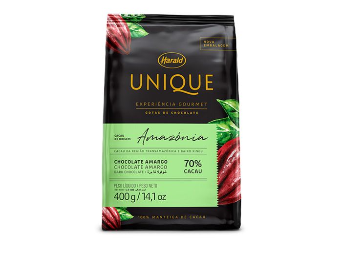 Chocolate Unique Gotas 400g 70% Amazônia ...