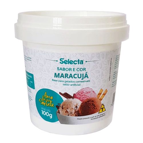 Pó para Sorvete 100g Maracujá – Selecta