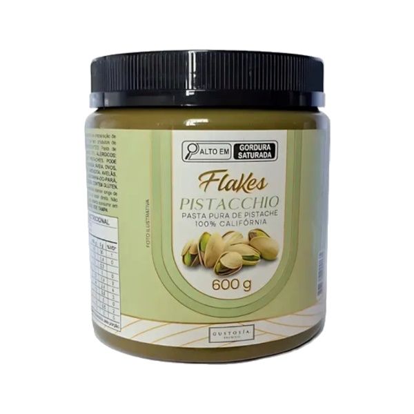Flakes Pistache Califórnia 600g – Gustosia Flakes Pistache Califórnia 600g – Gustosia