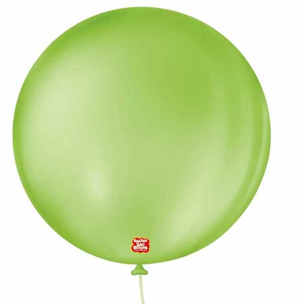 Balão 5" Liso Redondo Verde Lima Pacote c...