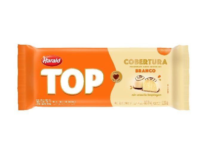 Cobertura Top Barra 1,01kg Branco | Harald