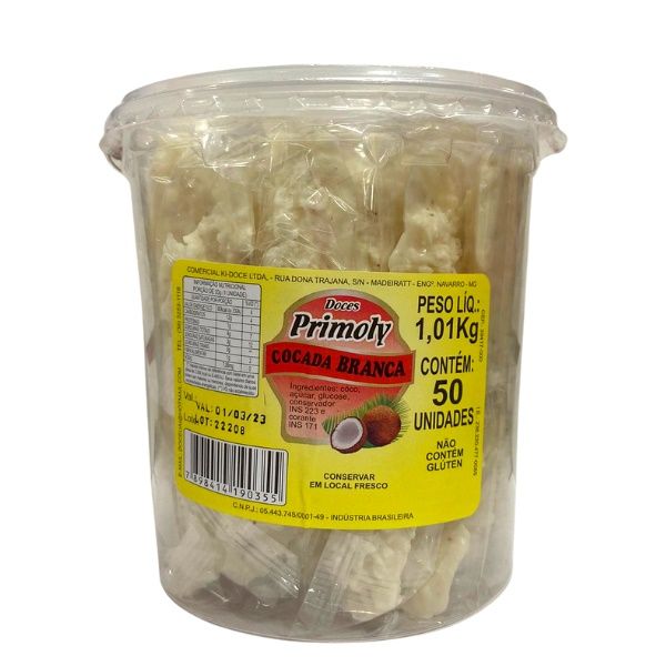 COCADA BRANCA PING C/50 1KG  KI-DOCES