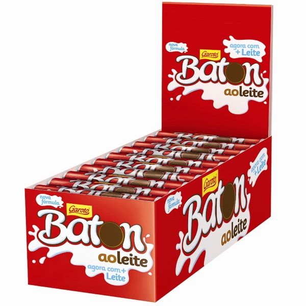 Chocolate Baton Preto Caixa com 30 Unidad...