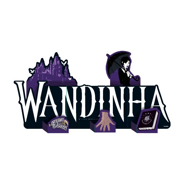 Enfeite Especial de Mesa Wandinha – Festc...