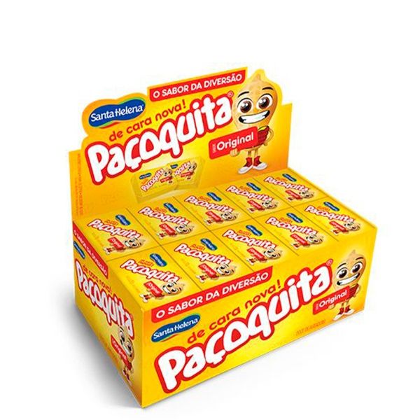 Paçoquita Quadrada Embalagem Dispensadora...