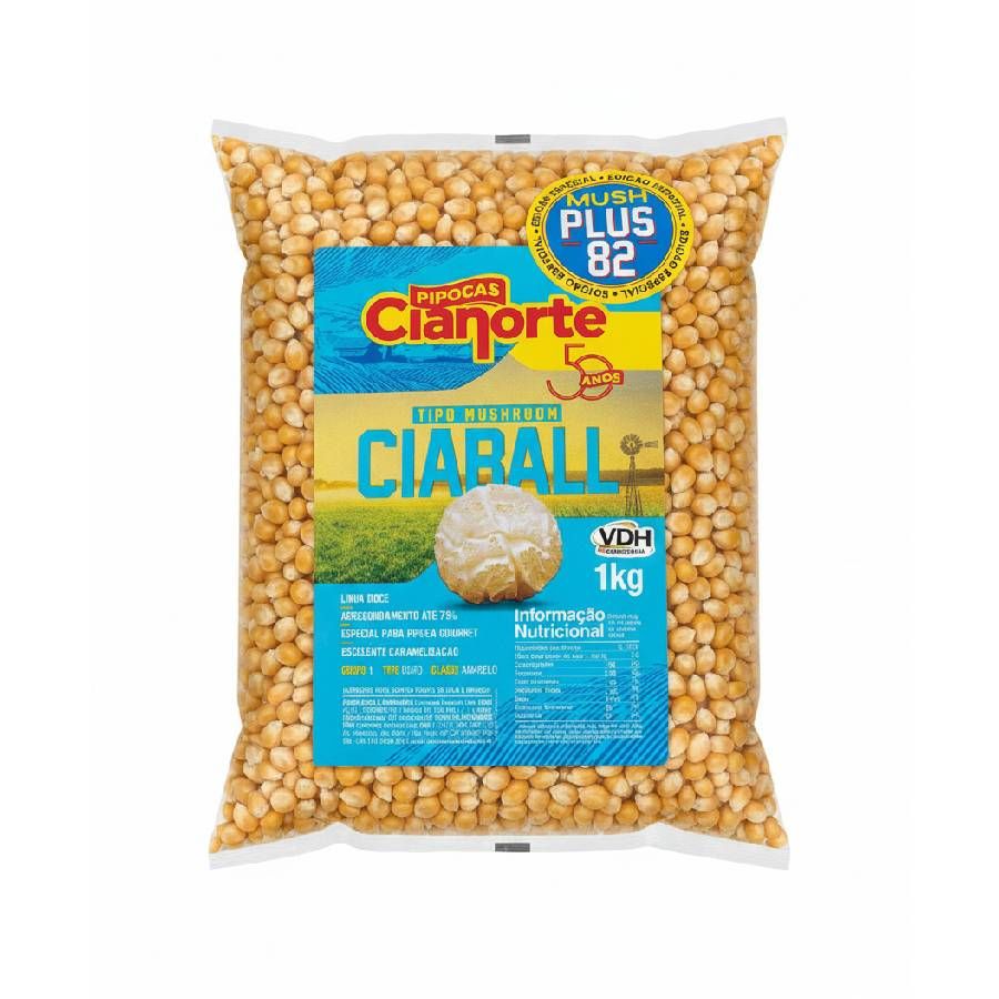 MILHO PIPOCA CIABALL 1KG