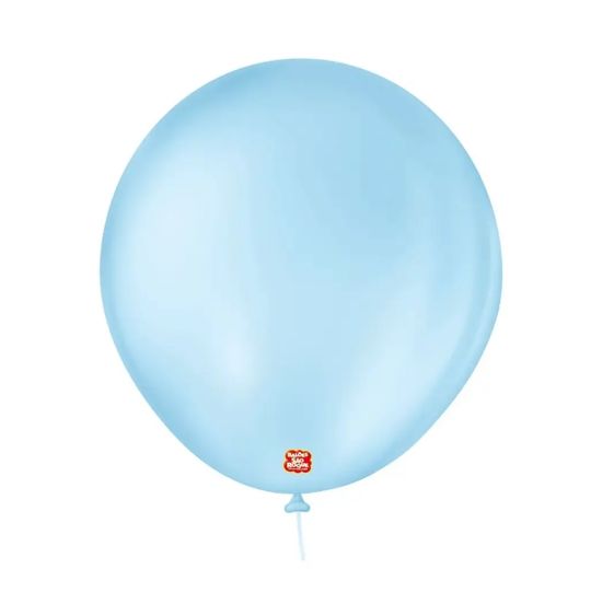 Balão 8" Liso Redondo Azul Baby Pacote co... Balão 8" Liso Redondo Azul Baby Pacote co...