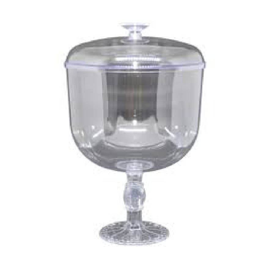 Taça Confeiteiro com Tampa 1,25L Transpar...