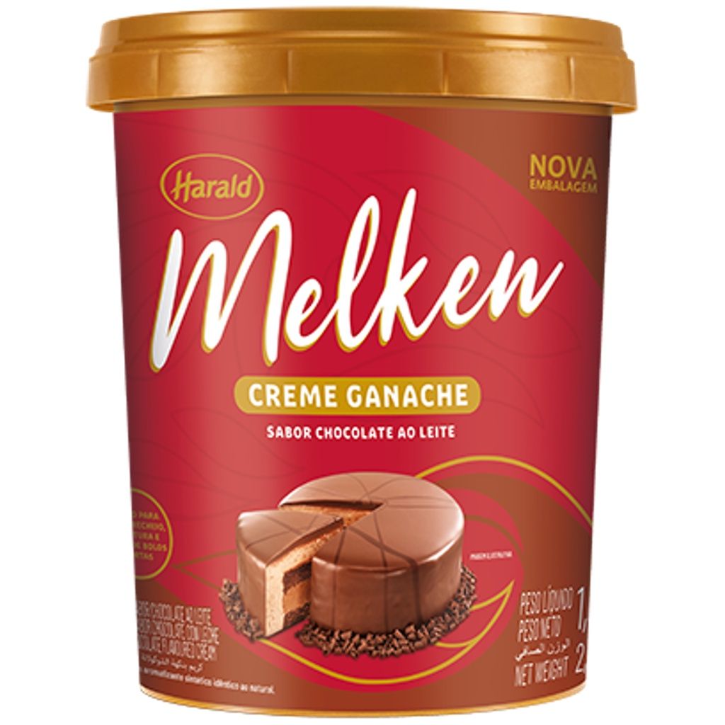 Creme Ganache Melken Chocolate ao Leite 1...