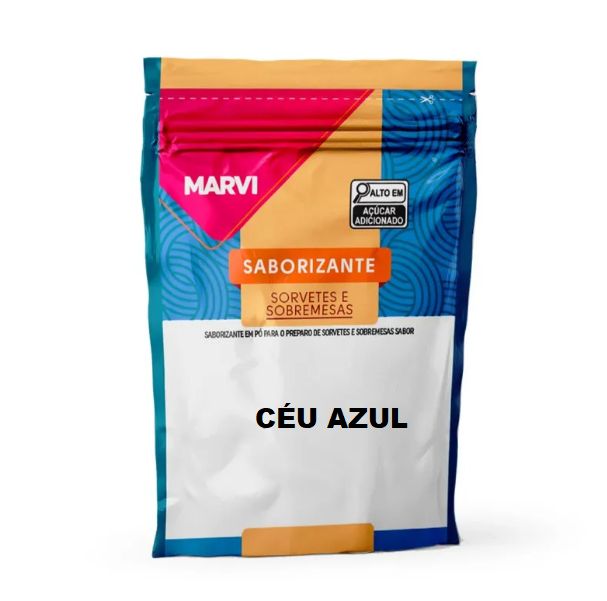 BASE DE SORVETE SABOR CEU AZUL 100G - MARVI