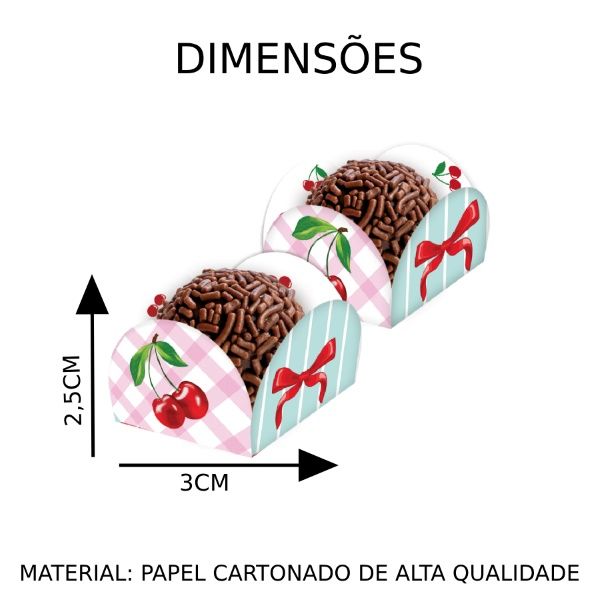 Porta Forminha Cereja – Festcolor