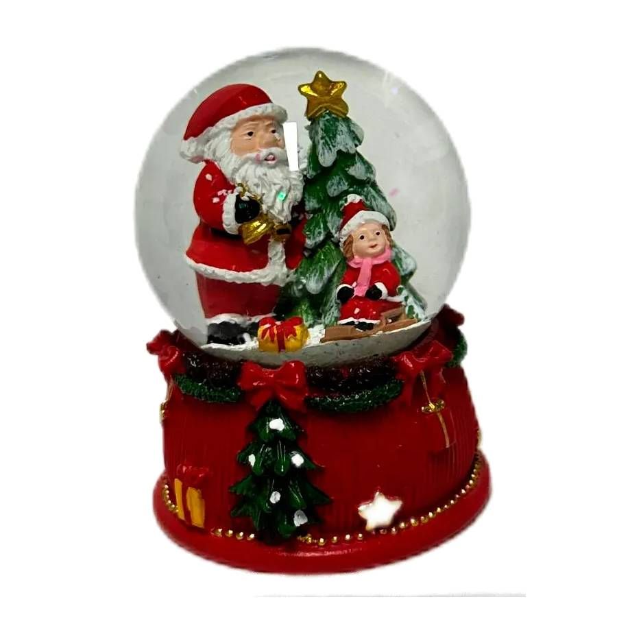 Enfeite Snowball 6,7cm x 6,7cm x 8cm