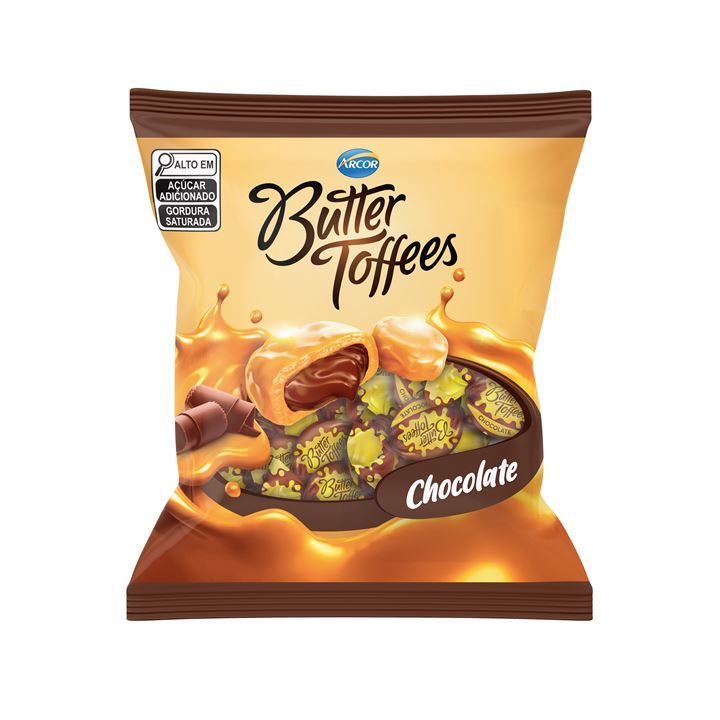 Bala Butter Toffees Chocolate 500g – Arcor Bala Butter Toffees Chocolate 500g – Arcor