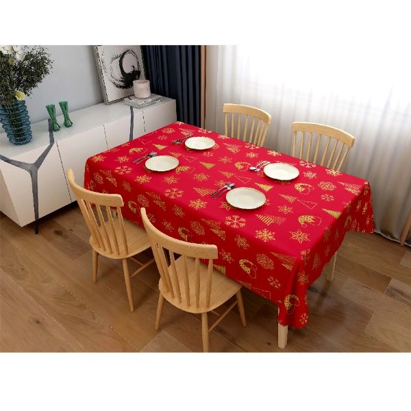 Toalha de Mesa Plástica PVC Natalina – 1,...